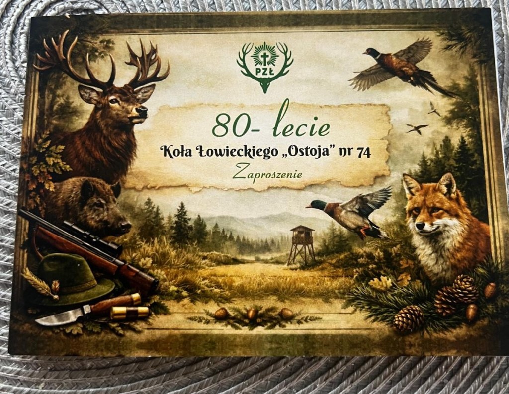 Uroczyste 80 lecie Koła Łowieckiego „Ostoja” nr 74 w Śremie.