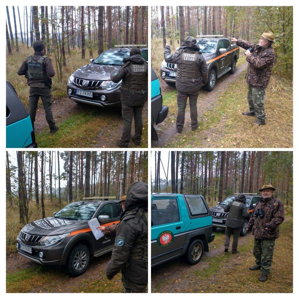 Kontrola w łowisku.